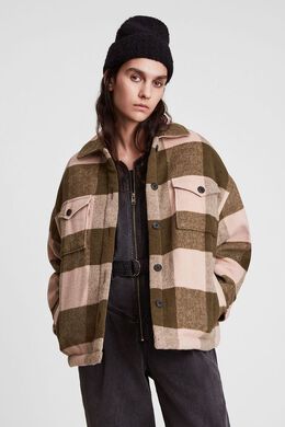 Allsaints: Куртка в клетку 