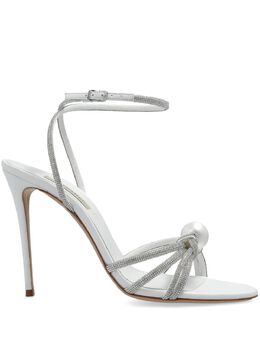 Casadei: Белые сандалии  Blade