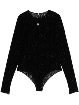 Givenchy: Чёрный боди  4G