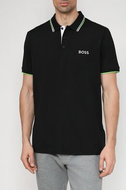 BOSS: Поло с коротким рукавом 