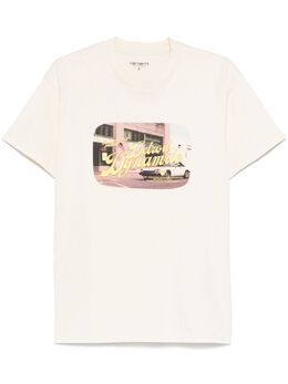 Carhartt WIP: Светлая футболка 