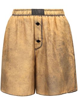 MM6 Maison Margiela: Рваные шорты 