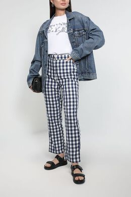 PEPE JEANS: Брюки в клетку 