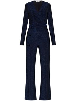 DVF Diane von Furstenberg: Синий комбинезон 