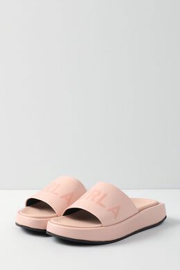 Furla: Розовые сабо 