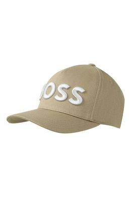 BOSS: Бежевая кепка 