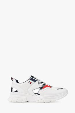 Tommy Hilfiger: Белые кроссовки 