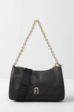 Furla: Чёрная сумка  Primula