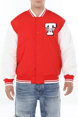 Tommy Jeans: Красная куртка 