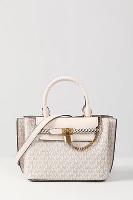 Michael Michael Kors: Бежевая сумка 