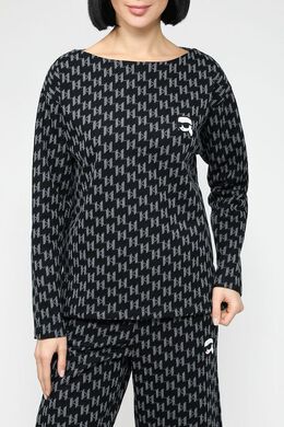Karl Lagerfeld: Хлопковый свитшот  Ikonik