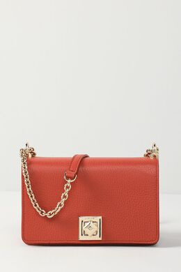 Furla: Оранжевая сумка 