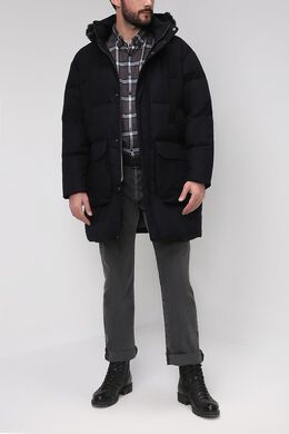 EMPORIO ARMANI: Пуховик на меху 