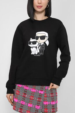 Karl Lagerfeld: Хлопковый свитшот  Ikonik