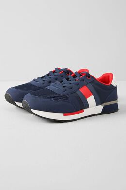 Tommy Hilfiger: Синие кроссовки 