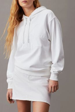 Calvin Klein Jeans: Белая толстовка 