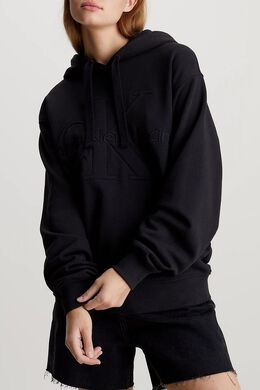 Calvin Klein Jeans: Чёрная толстовка 