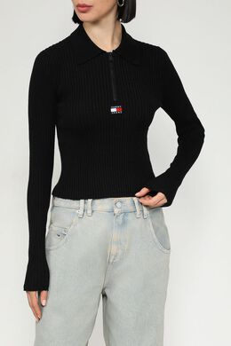 Tommy Jeans: Поло с длинным рукавом 