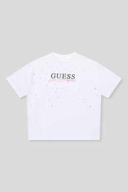 Guess: Хлопковая футболка 