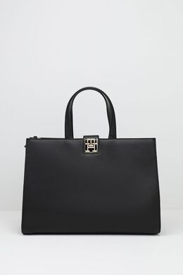 Tommy Hilfiger: Чёрная сумка  TH