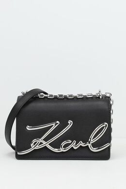 Karl Lagerfeld: Чёрная сумка  Signature