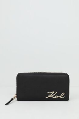 Karl Lagerfeld: Чёрный кошелёк  Signature