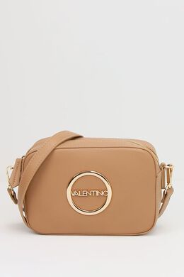 Valentino: Бежевая сумка 