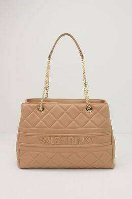 Valentino: Бежевая сумка 