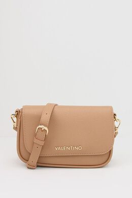 Valentino: Бежевая сумка 