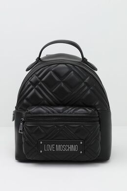 Love Moschino: Чёрный рюкзак 
