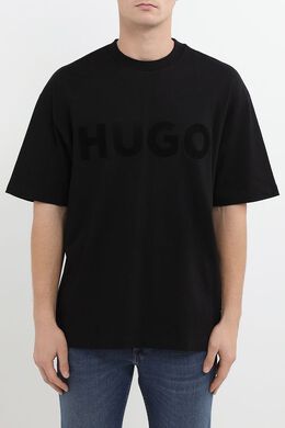 HUGO: Хлопковая футболка 