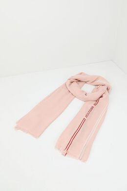 Tommy Hilfiger: Розовый шарф 