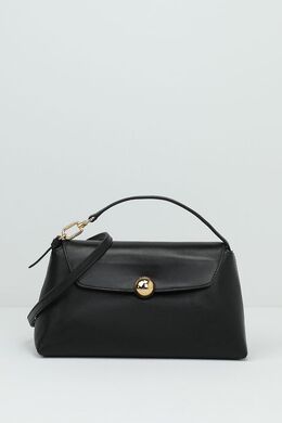 Furla: Чёрная сумка 