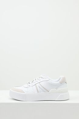 Lacoste: Белые кеды 