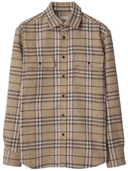 Burberry: Рубашка из шерсти 