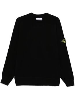 Stone Island: Чёрный свитшот  Compass