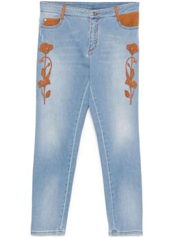 Ermanno Scervino: Джинсы с растительным принтом 