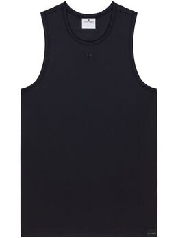 Courrèges: Синяя майка 