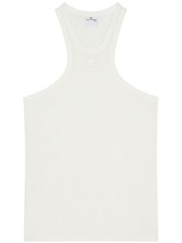 Courrèges: Майка в сетку 