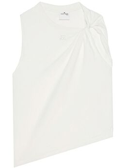 Courrèges: Белая майка 