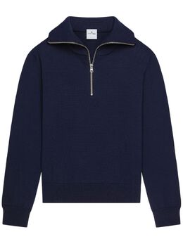 Courrèges: Синий свитер 