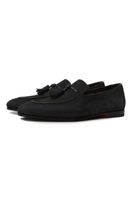 Santoni: Тёмные туфли  Carlos