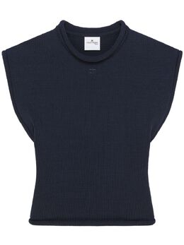 Courrèges: Трикотажный топ 