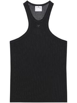 Courrèges: Майка в сетку 