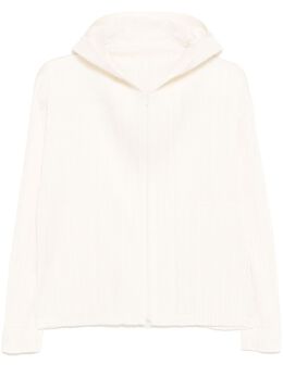Pleats Please Issey Miyake: Белая куртка 