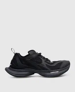 Balenciaga: Чёрные кроссовки 