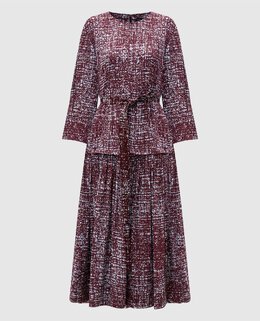 PROENZA SCHOULER: Бордовое платье 
