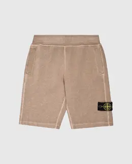 Stone Island: Бежевые шорты 