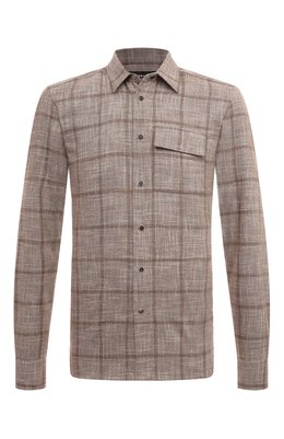 Kiton: Рубашка из шерсти 