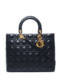 Christian Dior Pre-Owned: Чёрная сумка-шоппер 